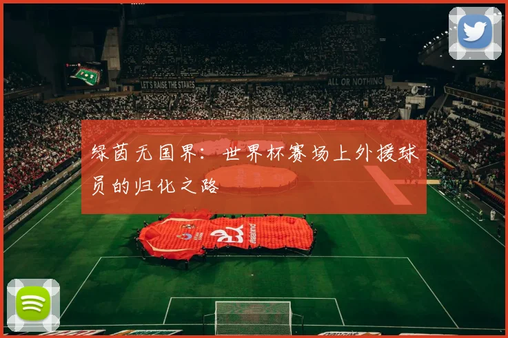 绿茵无国界：世界杯赛场上外援球员的归化之路